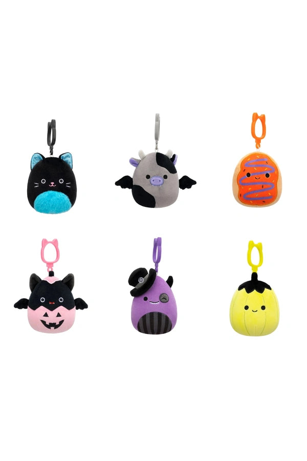 SQUISHMALLOWS 3.5" Halloween Clips Asst