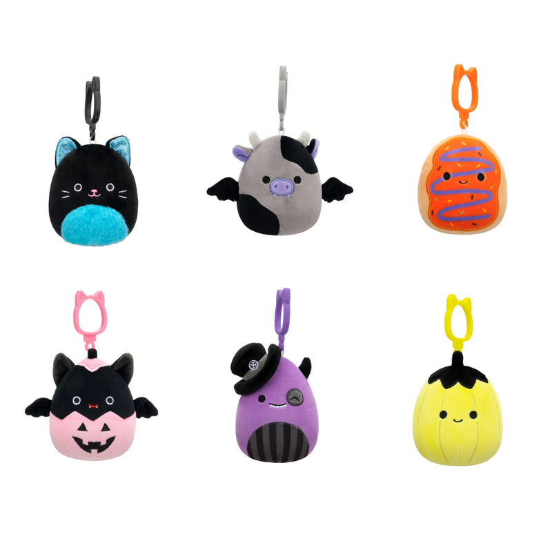 SQUISHMALLOWS 3.5" Halloween Clips Asst