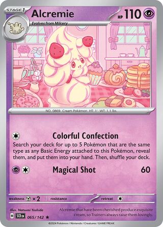 065/142 Alcremie - Rare Holo