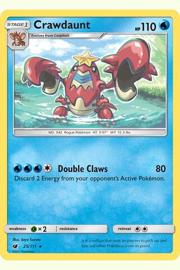 025/111 Crawdaunt - Rare