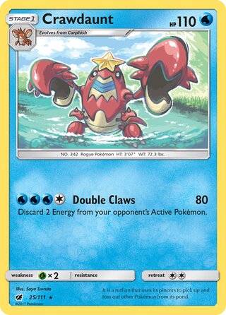 025/111 Crawdaunt - Rare