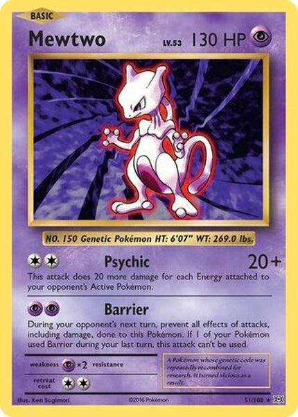 051/108 Mewtwo - Rare