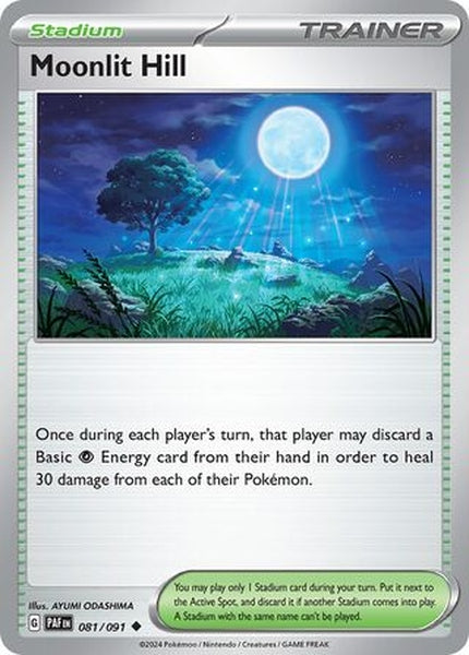 081/091 Moonlit Hill - Uncommon Reverse Holo