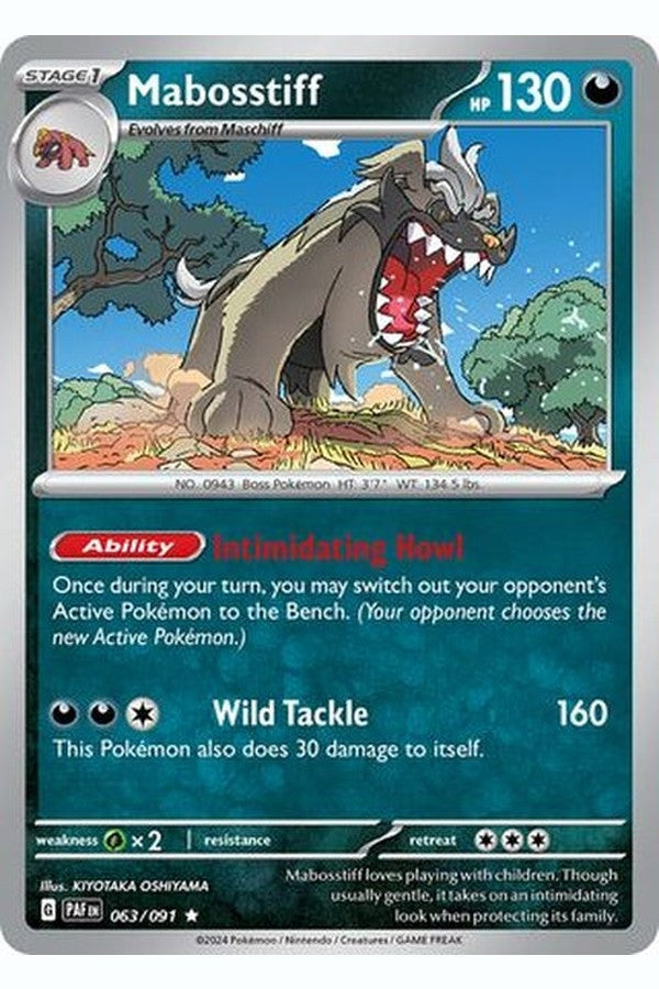063/091 Mabosstiff - Rare Holo
