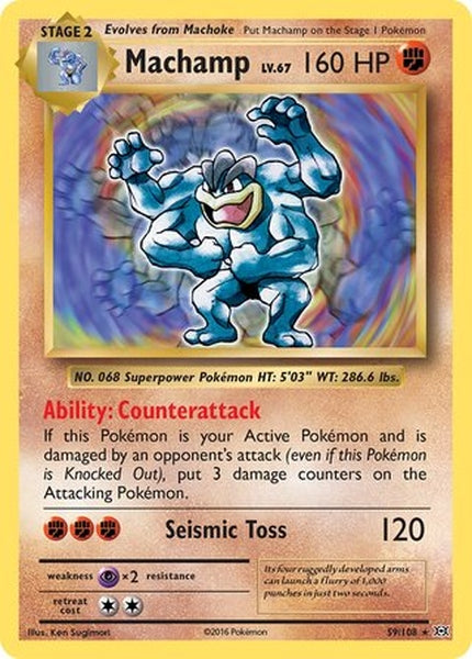 059/108 Machamp - Rare Holo