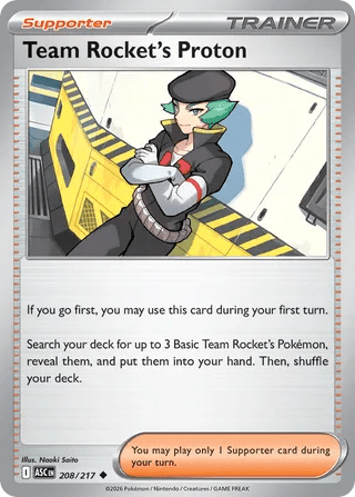208/217 Team Rocket's Proton - Uncommon