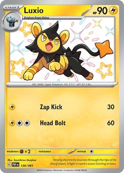 136/091 Luxio - Shiny Rare