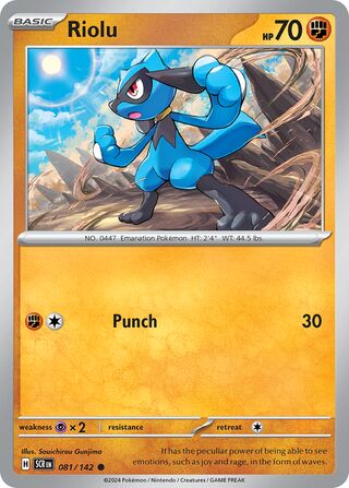 081/142 Riolu - Common Reverse Holo