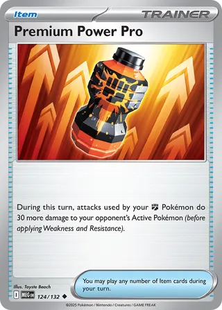 124/132 Premium Power Pro - Uncommon Reverse Holo