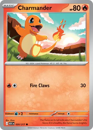 020/217 Charmander - Common