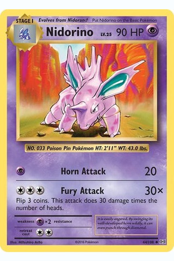 044/108 Nidorino - Uncommon