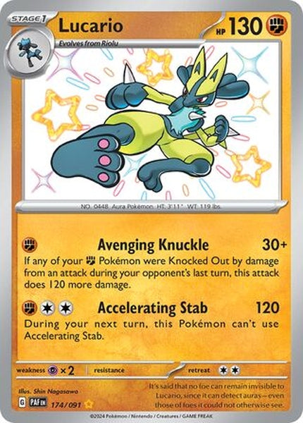 174/091 Lucario - Shiny Rare