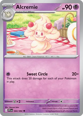 044/094 Alcremie - Uncommon Reverse Holo