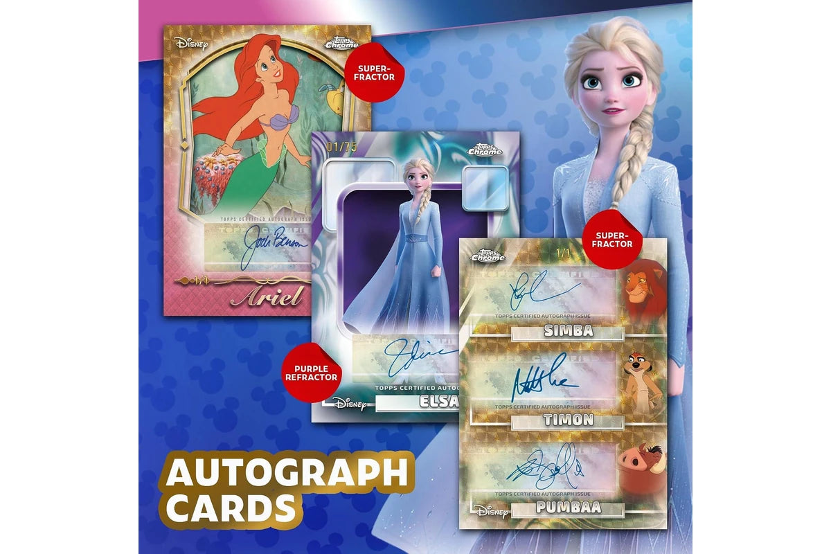 2026 Topps Chrome Disney - Mega Box