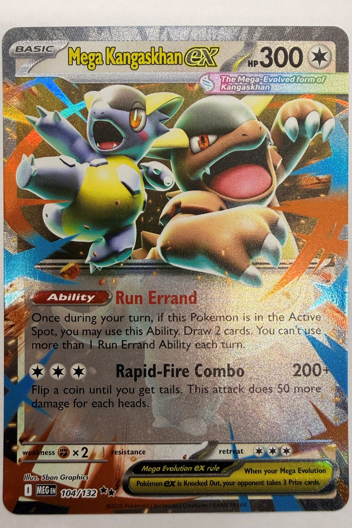 Mega Kangaskan ex 104/132 - Double Rare NM