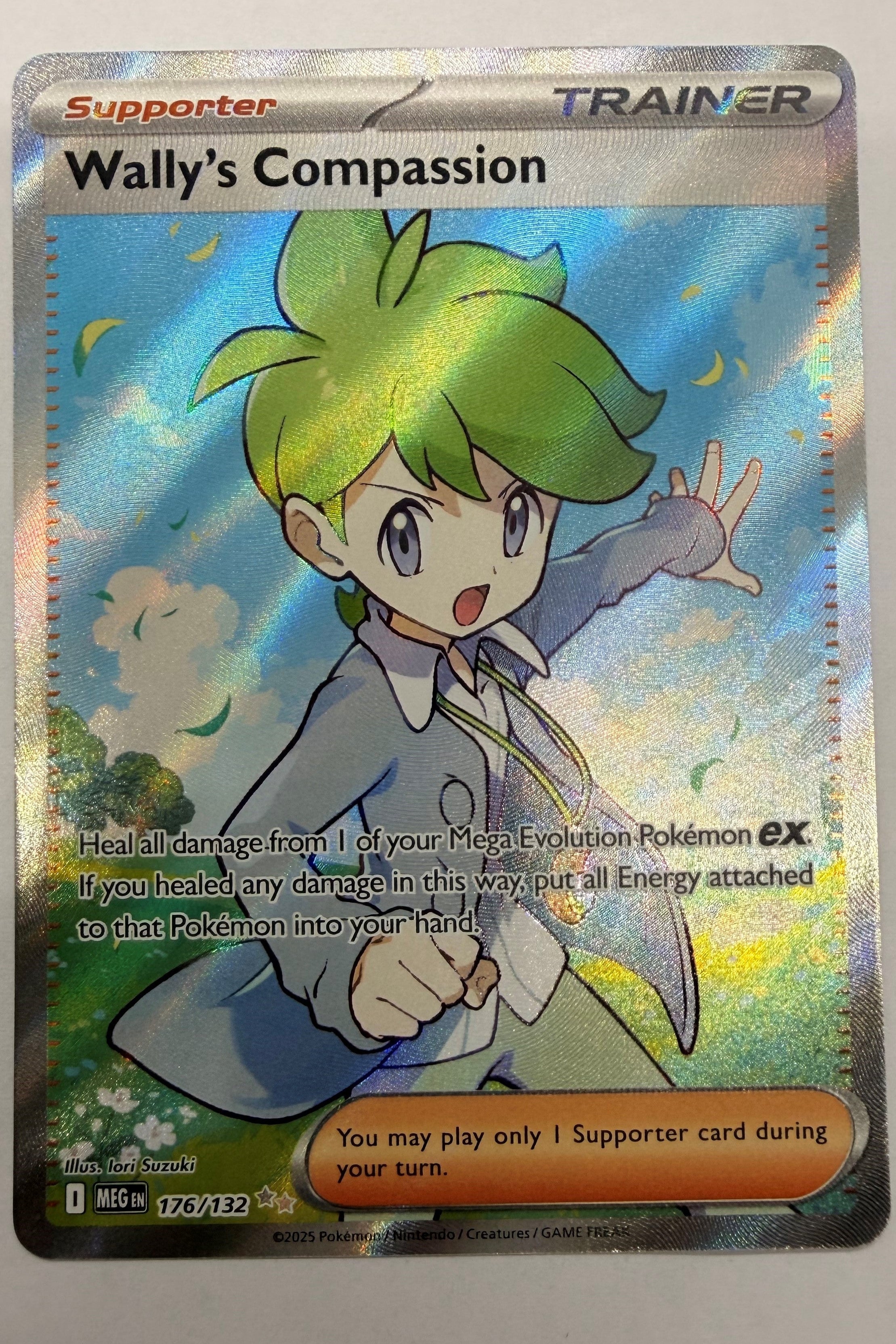 Wally's Compassion 176/132 Ultra Rare Mega Evolution NM