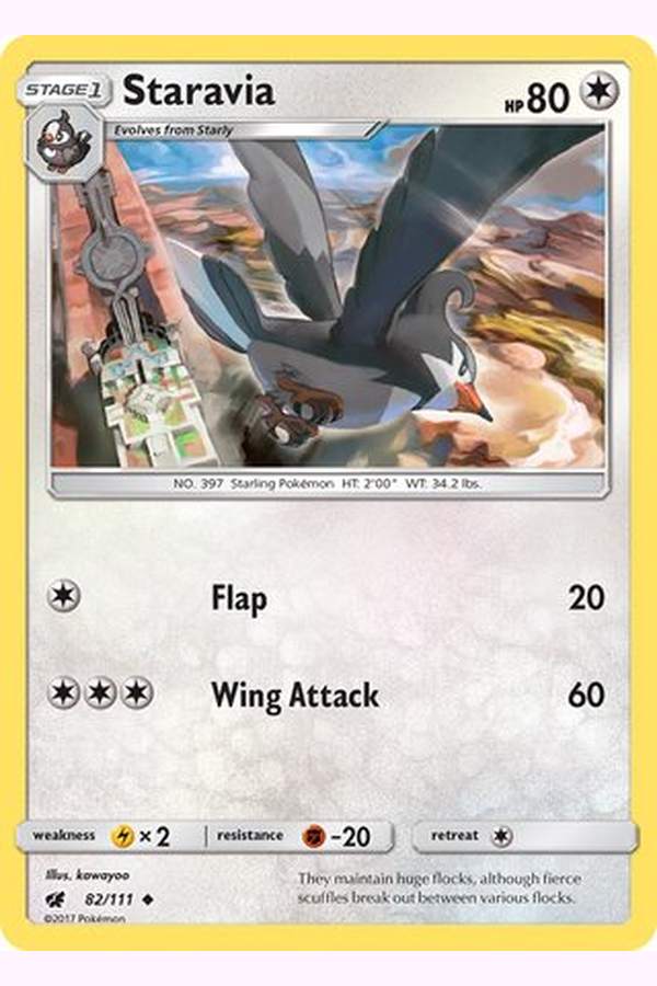 082/111 Staravia - Uncommon
