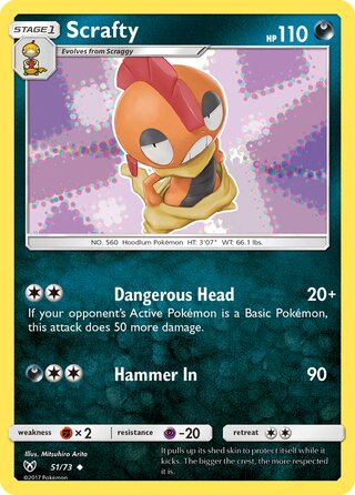 51/73 Scrafty - Uncommon