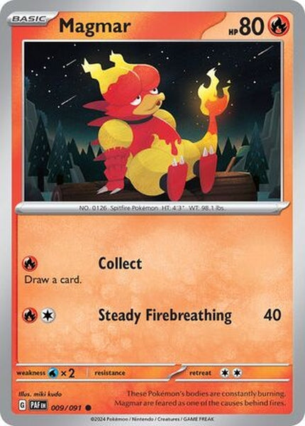 009/091 Magmar - Common Reverse Holo