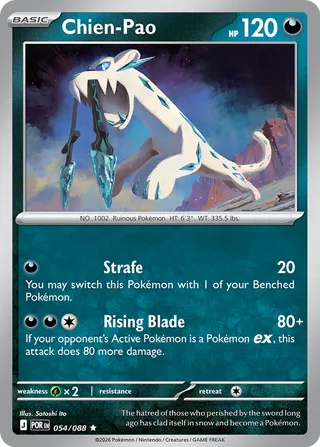 054/088 Chien-Pao - Rare Reverse Holo