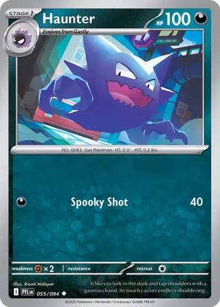 055/094 Haunter - Uncommon Reverse Holo
