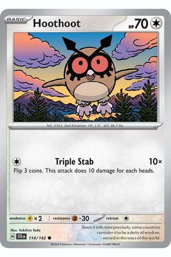 114/142 Hoothoot - Common