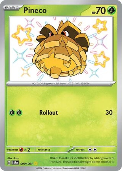 099/091 Pineco - Shiny Rare