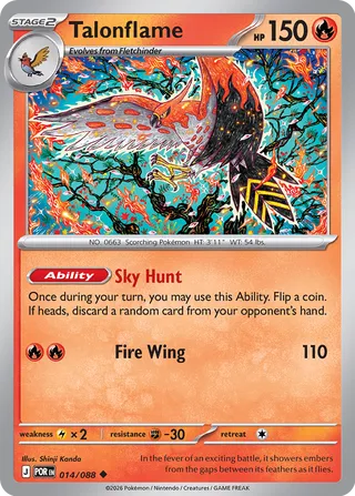 014/088 Talonflame - Uncommon