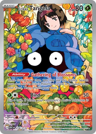 218/217 Erika's Tangela - Illustration Rare