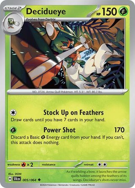 005/064  Decidueye - Uncommon Reverse Holo