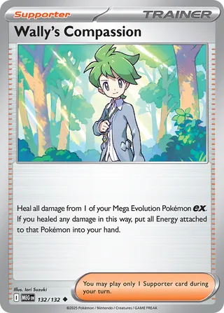 132/132 Wally's Compassion - Uncommon Reverse Holo