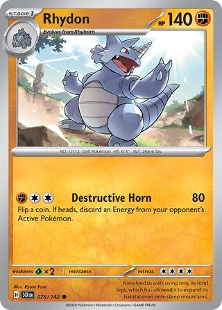 075/142 Rhydon - Common