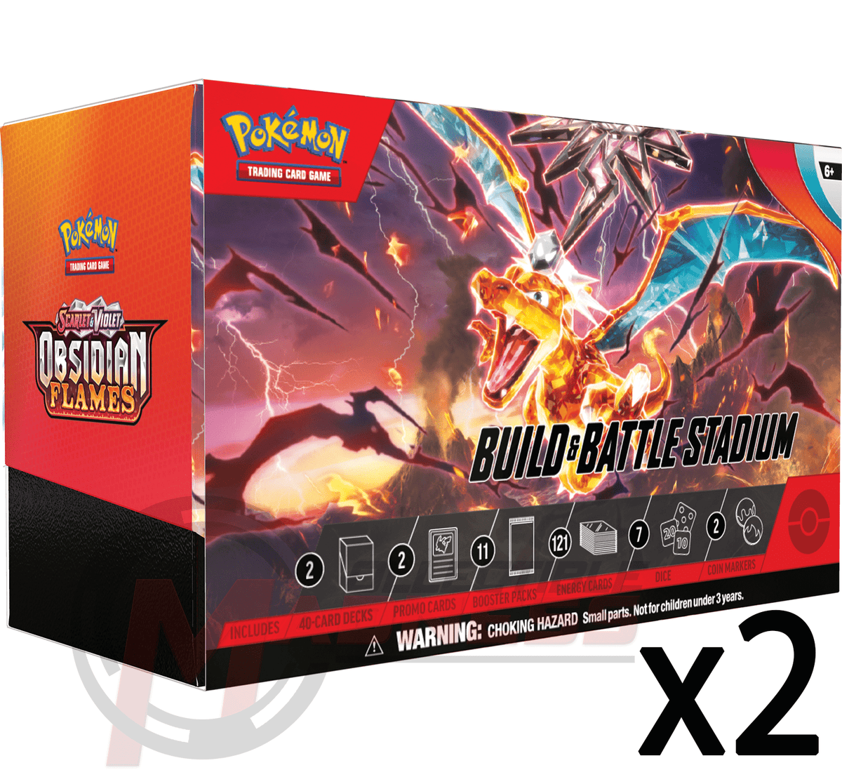 Pokemon - TCG - Obsidian Flames Build & Battle Stadium - Collectible Madness