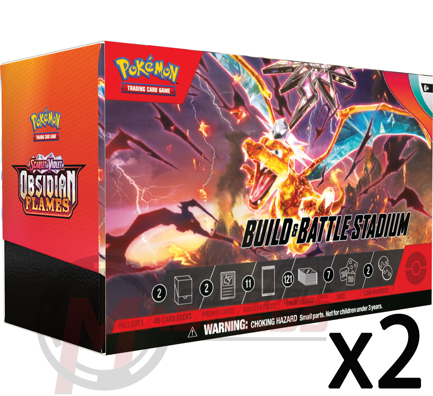 Pokemon - TCG - Obsidian Flames Build & Battle Stadium - Collectible Madness