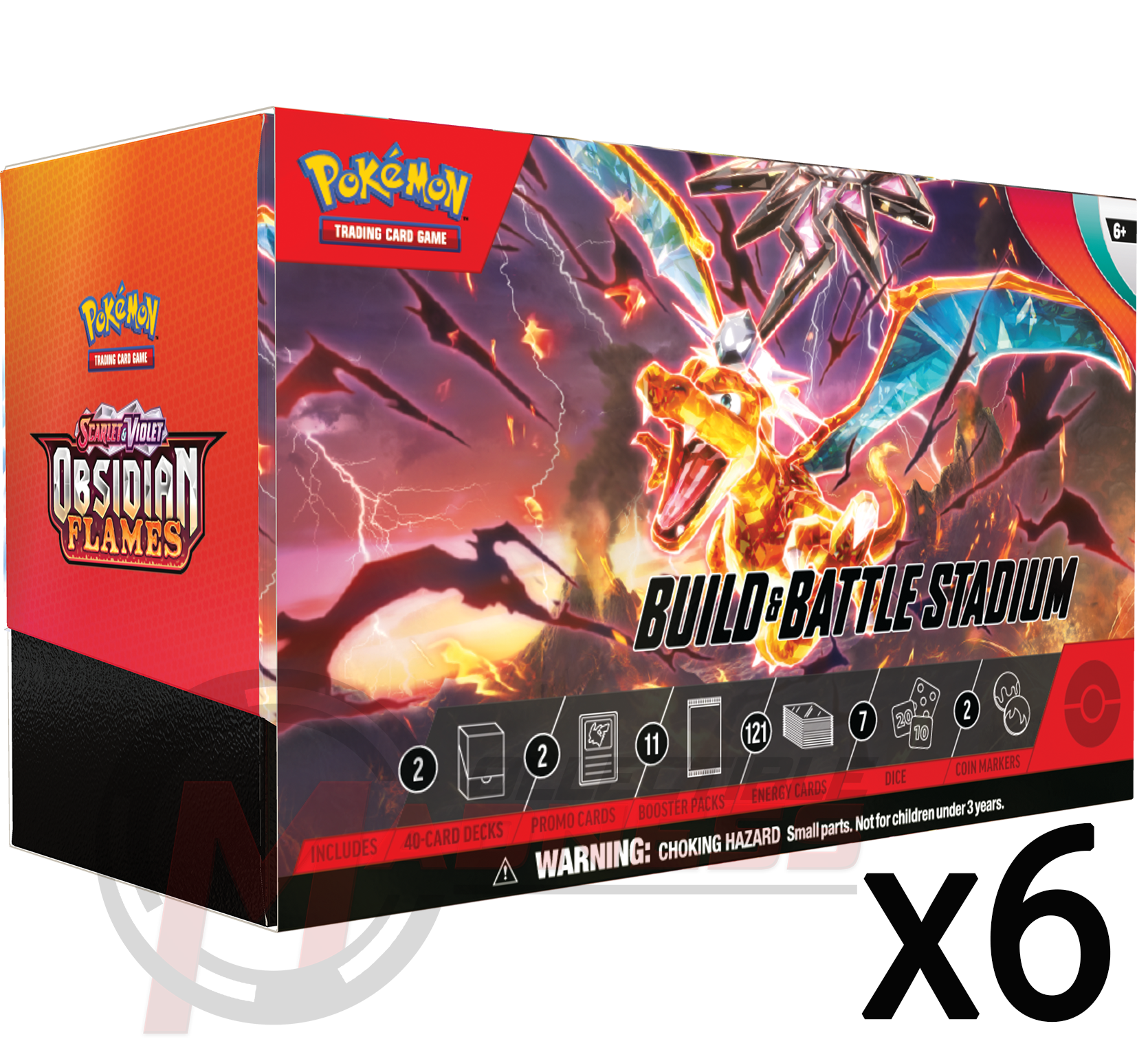 Pokemon - TCG - Obsidian Flames Build & Battle Stadium - Collectible Madness