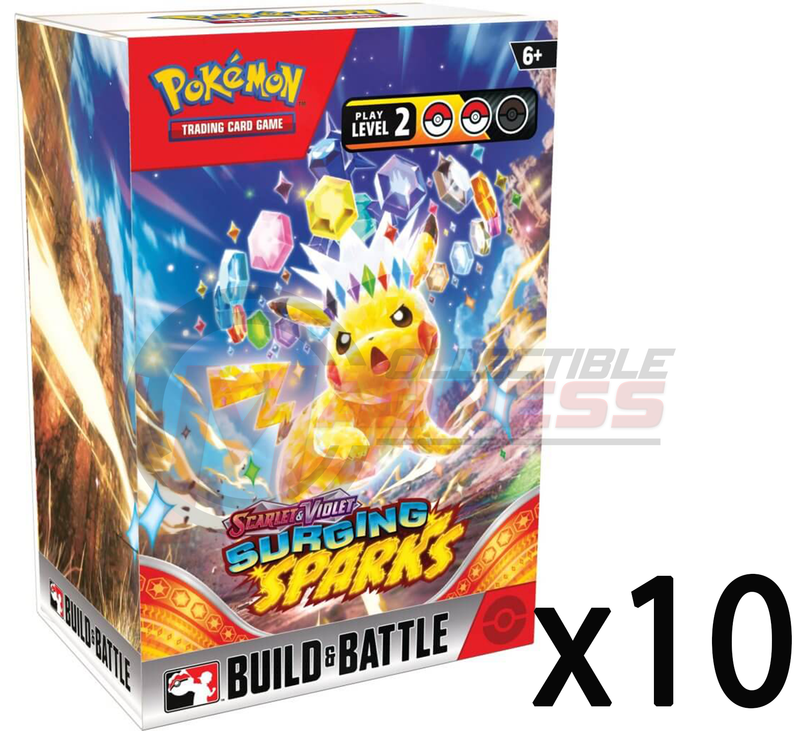 Pokemon - TCG - Surging Sparks Build and Battle Box