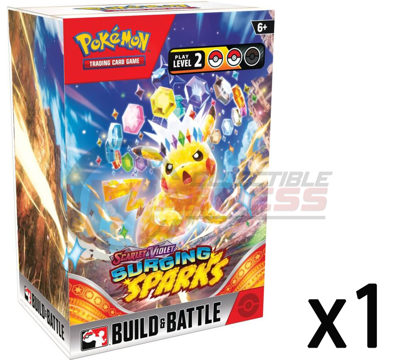 Pokemon - TCG - Surging Sparks Build and Battle Box