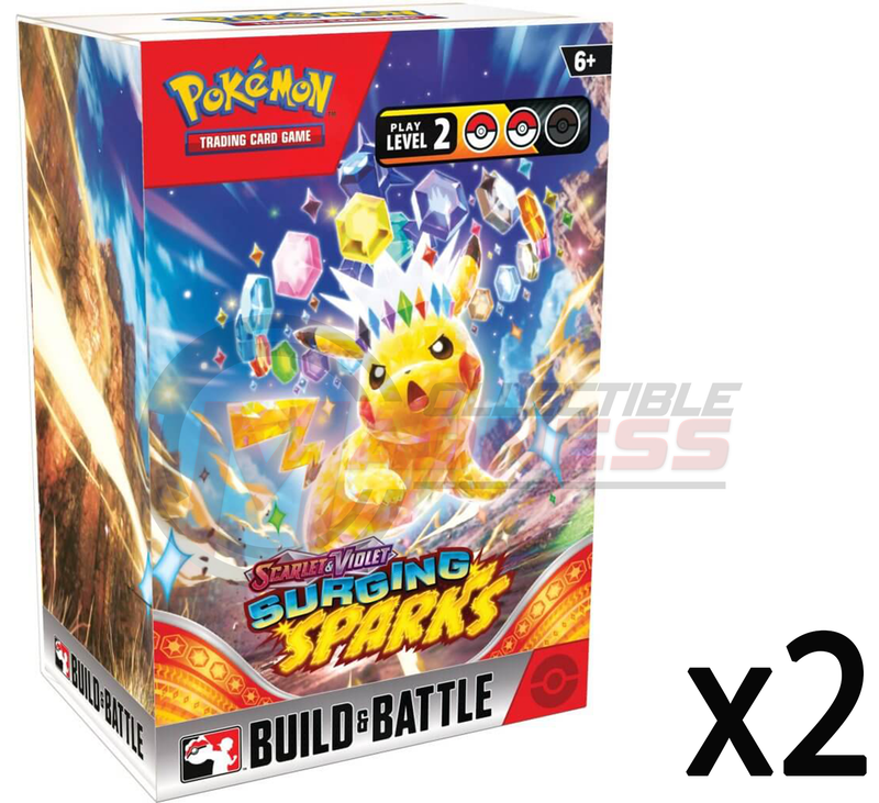 Pokemon - TCG - Surging Sparks Build and Battle Box