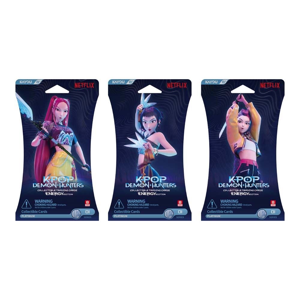 Kayou K-POP Demon Hunters Collectible Trading Card Blister Box- Energy Edition