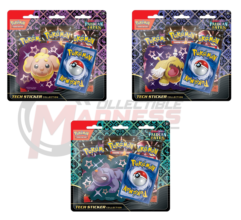 Pokemon - TCG - Scarlet & Violet 4.5 Paldean Fates Tech Sticker Blister