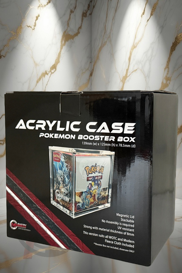 MADGuard Booster Box Acrylic Case | Magnetic Lid & Stackable