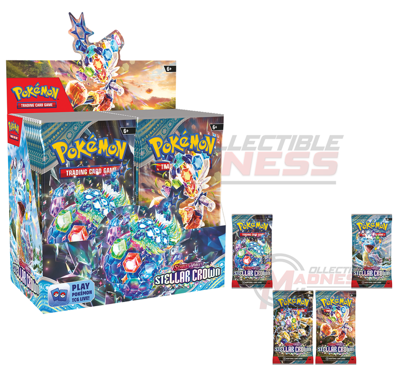 Pokemon - TCG - Stellar Crown Booster Box Bundle