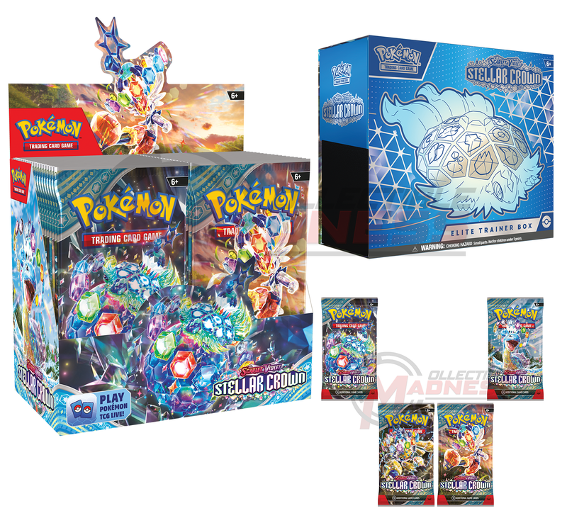 Pokemon - TCG - Stellar Crown Booster Box Bundle