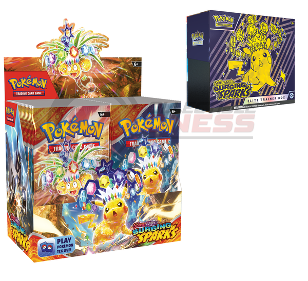 Pokemon - TCG - Surging Sparks Booster Box Bundle #3