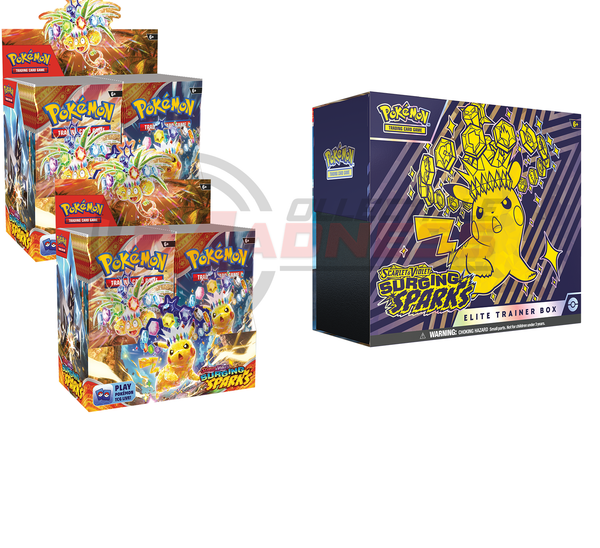 Pokemon - TCG - Surging Sparks Booster Box Bundle #4