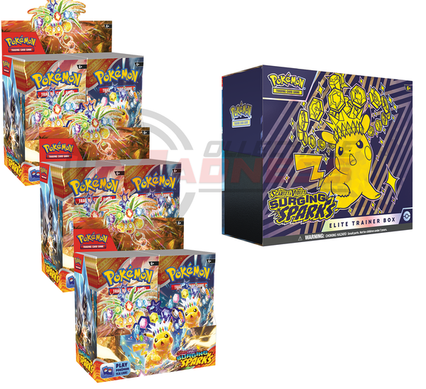 Pokemon - TCG - Surging Sparks Booster Box Bundle #5