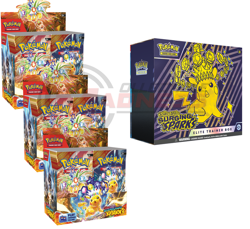 Pokemon - TCG - Surging Sparks Booster Box Bundle