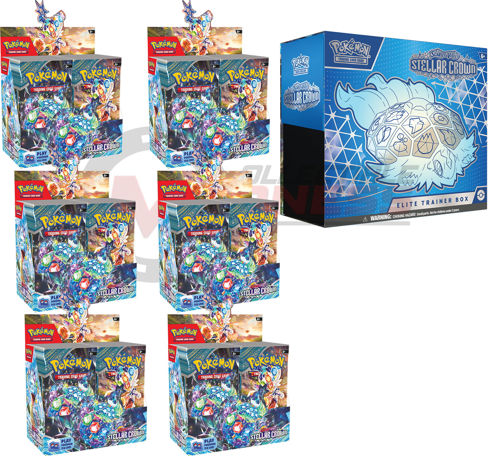 Pokemon - TCG - Stellar Crown Booster Box Bundle #6