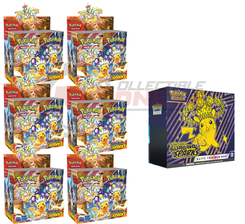 Pokemon - TCG - Surging Sparks Booster Box Bundle