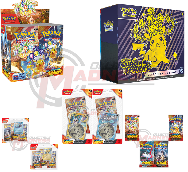 Pokemon - TCG - Surging Sparks Booster Box Bundle